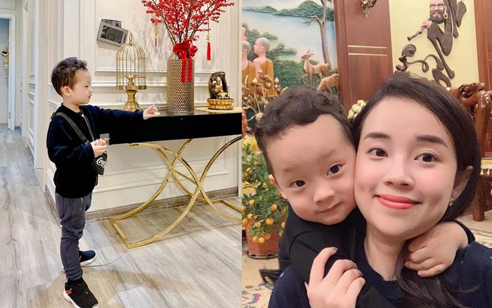 Dù mới gần 4 tuổi, con trai Ly Kute đã điển trai, chững chạc ra dáng 'tiểu soái ca' như thế này đây!