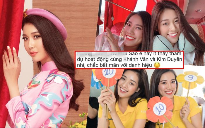 Thúy Vân đáp trả khi bị trách 'không xuất hiện với Khánh Vân, Kim Duyên vì bất mãn danh hiệu'