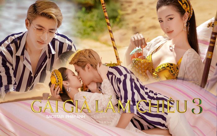 Jun Vũ diện bikini vẫn chưa choáng bằng cảnh nóng với Bình An: Hốt cả hai anh em Lê Gia trong 'Gái già lắm chiêu 3'?
