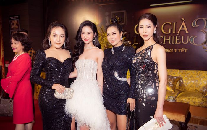 Nữ doanh nhân Nancy Nhung Bùi hội ngộ cùng dàn diễn viên ‘Gái già lắm chiêu 3’ trong họp báo ra mắt phim tại Sài Thành