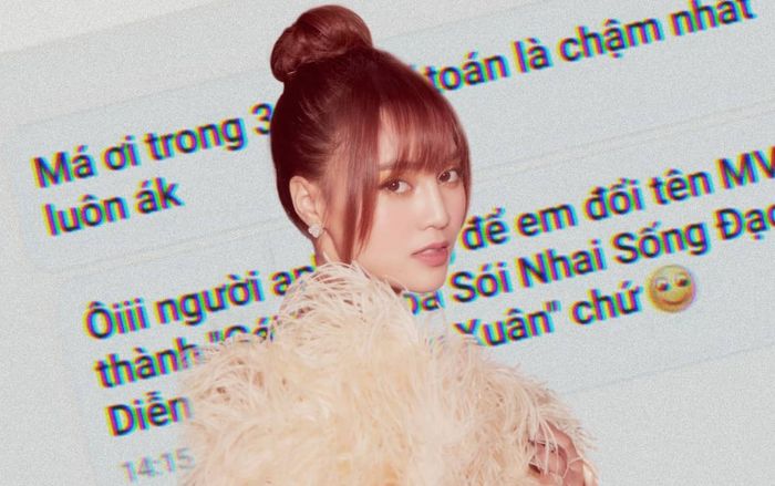 Ninh Dương Lan Ngọc đòi tiền catse đạo diễn, dọa đổi tên MV Gái già muốn lấy chồng