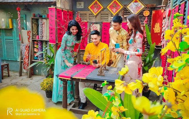 Tips chụp ảnh chất mùa Tết cùng cặp đôi cạ cứng Realme 5s và Realme 5i