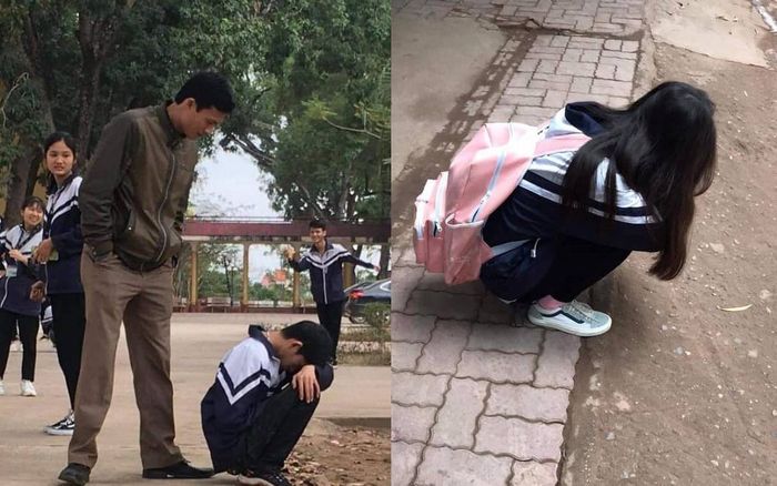 Học trò gục đầu đầy chán nản khi 28 Tết vẫn phải đến trường và thi cử như bình thường