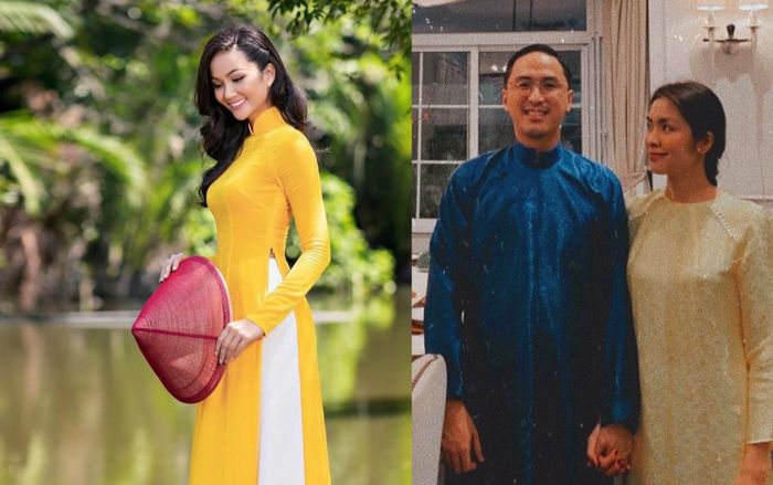 Sao Việt mặc áo dài đón Tết: H'Hen Niê đẹp nức nở, Hà Tăng và chồng lại đáng yêu vô cùng