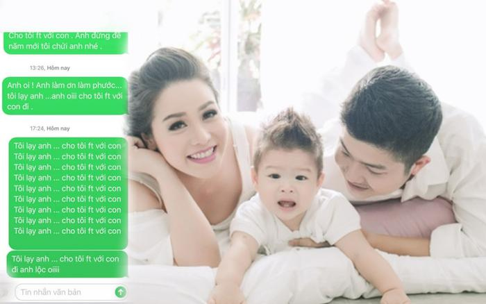 Nhật Kim Anh lạy lục chồng cũ Bửu Lộc cho gặp con trai