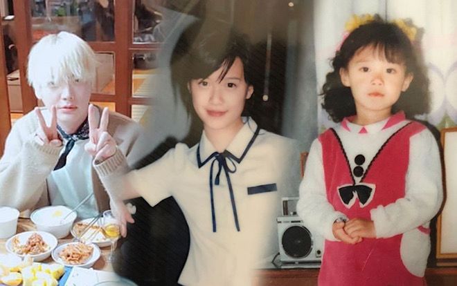 Mùng 1 Tết: Ahn Jae Hyun 'bạc trắng' tóc, Goo Hye Sun tung loạt ảnh ngày bé xinh như búp bê