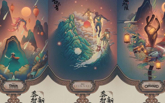 Disney chúc mừng Tết nguyên đán bằng loạt poster phim siêu đỉnh!