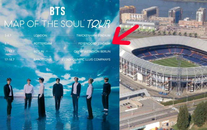 Thông báo mới nhất từ BTS, tour diễn Map Of The Soul sẽ bổ sung thêm show diễn tại Châu Âu