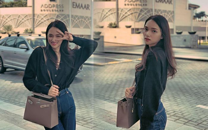 Hương Giang mặc món đồ kinh điển, khoe thần thái 'vạn người say' xuất ngoại đầu năm