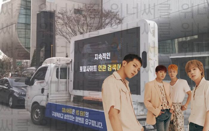 Phẫn nộ vì đối xử bất công với WINNER, fan gửi hẳn xe tải đèn LED chạy quanh tòa nhà YG