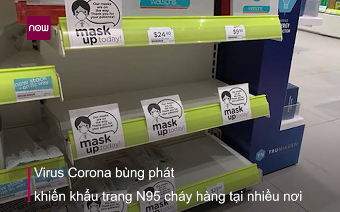 Video: Virus corona hoành hành, khẩu trang N95 'cháy hàng'