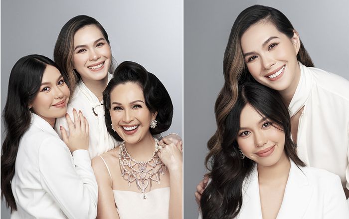 Ngỡ ngàng trước nhan sắc nổi bật 'bất phân thắng bại' của hai cô con gái nhà 'Nữ hoàng ảnh lịch' Diễm My