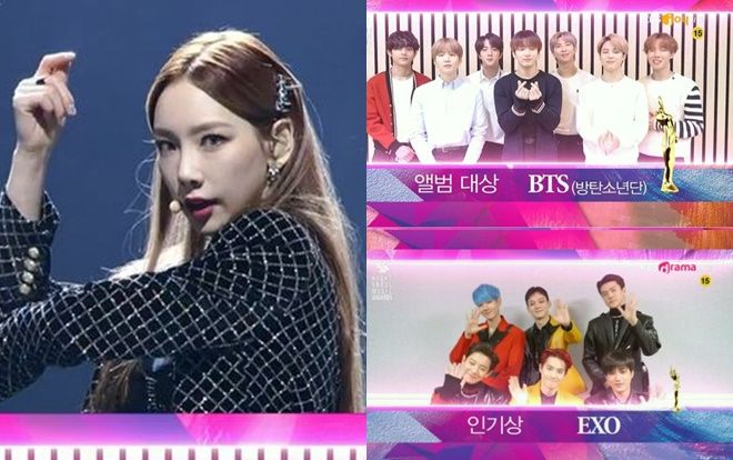 Tranh cãi khi Taeyeon cùng BTS thắng Daesang, EXO giành 4 giải tại 'Seoul Music Awards 2020'
