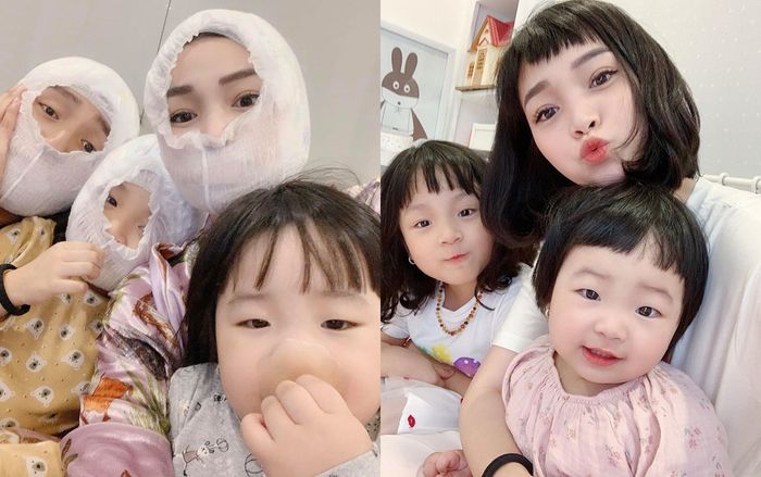 'Cười té ghế' với cách sáng chế khẩu trang có '1-0-2' của gia đình hotmom Ngọc Mon