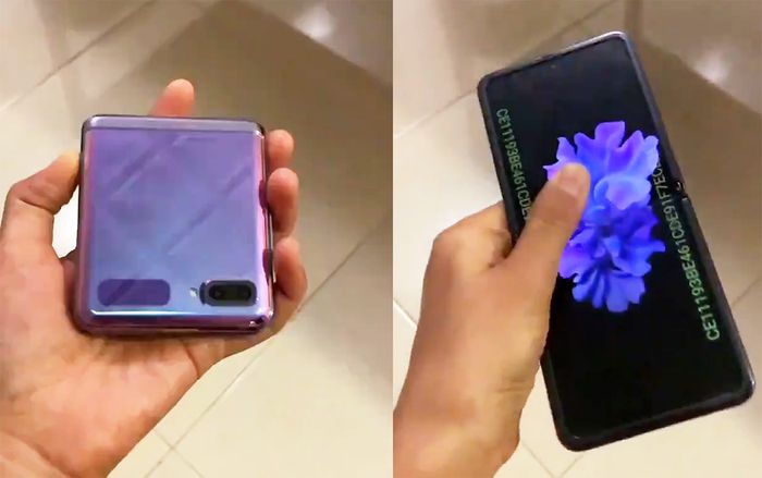 Galaxy Z Flip lộ hình ảnh 'bằng xương bằng thịt' trước ngày ra mắt