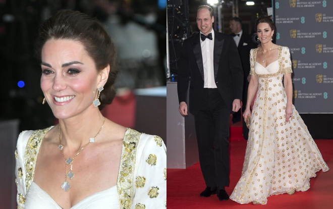 Là công nương nhưng vẫn tiết kiệm, Kate Middleton mặc lại váy từ năm 2012 đến BAFTAs 2020