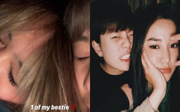 Bảo Hân tình tứ bên cô gái giấu mặt khiến dân mạng xôn xao