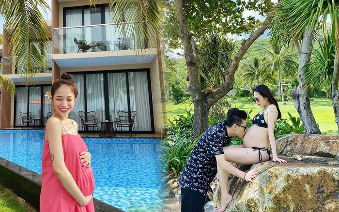 Vợ chồng con gái Minh Nhựa hào hứng khoe ảnh siêu âm quý tử sắp chào đời