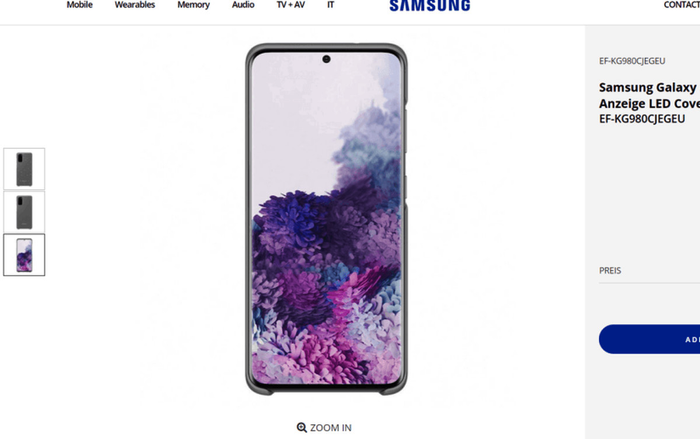 Galaxy S20 lộ hình ảnh chi tiết trước ngày cận kề ra mắt