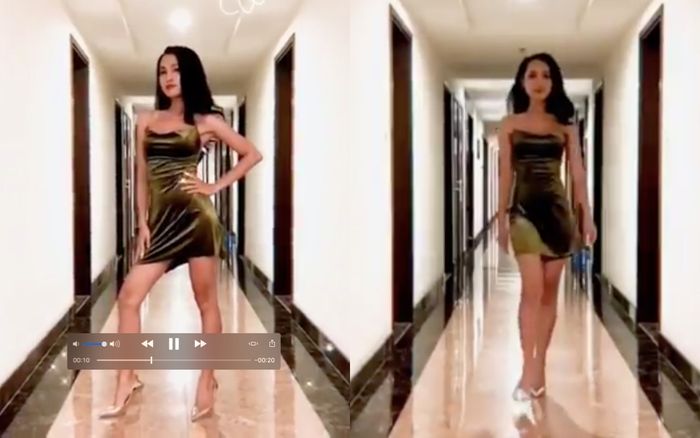 Vẻn vẹn 11 bước sải chân, trình catwalk của Hoài Sa được dự đoán sẽ thừa sức bung lụa ở Miss In't Queen 2020