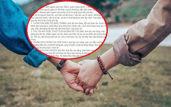 Yêu nhau được 1 tháng, cô nàng UEH ngán ngẩm với 5 quy tắc khe trên bàn ăn của chàng người yêu RMIT giàu có