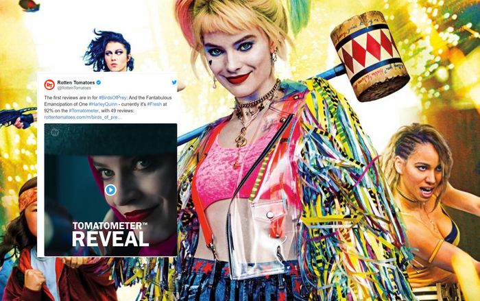 Birds Of Prey mang về số điểm cao thứ hai trong vũ trụ DC trên Rotten Tomatoes!