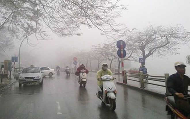 Dự báo thời tiết hôm nay 7/2: Bắc bộ chìm trong mưa rét do không khí lạnh tăng cường