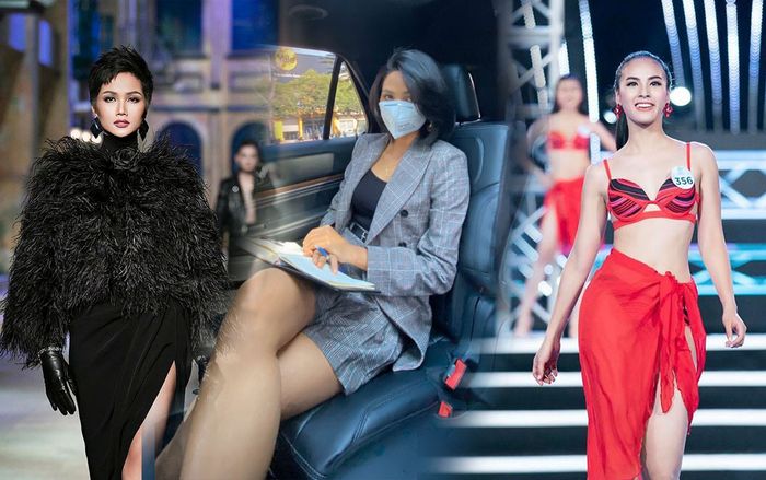 Fan phấn khích đoán H'Hen Niê luyện trình catwalk thần sầu cho Quỳnh Nga tại Miss Charm 2020