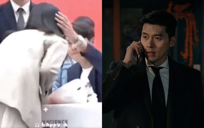 Fan nữ ngã quỵ sau khi được Hyun Bin xoa đầu