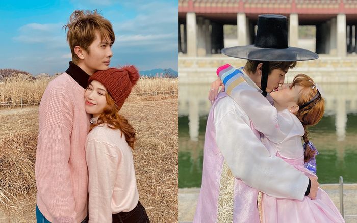 Huỳnh Phương hóa 'soái ca' dẫn bạn gái Sĩ Thanh vi vu Hàn Quốc mùa Valentine