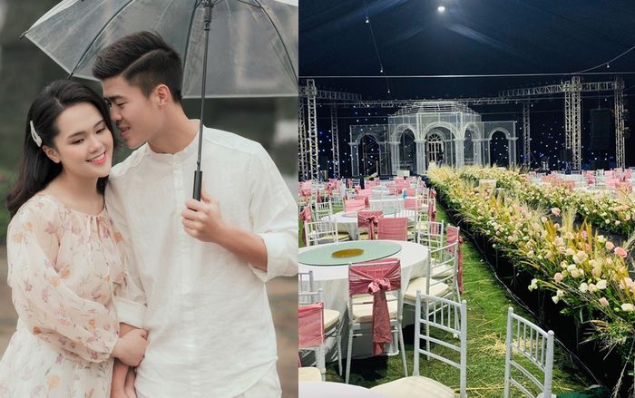 Sát ngày cưới, chị gái Duy Mạnh hé lộ không gian tổ chức hôn lễ 'siêu hoành tráng' ở nhà trai