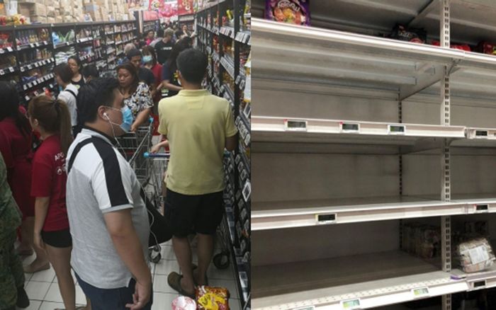 Người dân Singapore đổ xô 'càn quét' sạch siêu thị vì virus corona