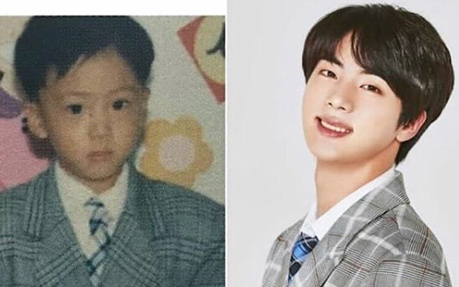 7 thành viên BTS 'cosplay' ảnh ngày bé: Jin tựa hoàng tử, V như nam vương