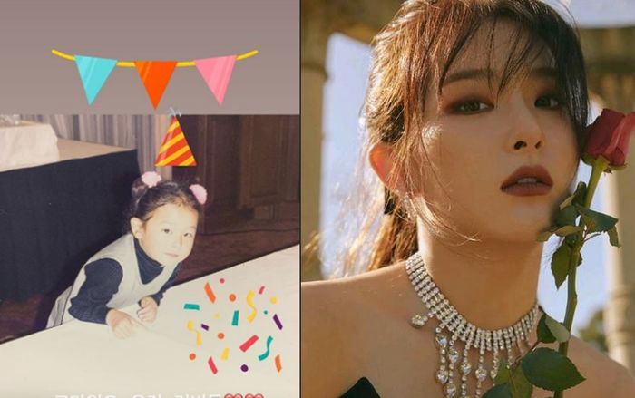 Seulgi (Red Velvet) khiến các fan hâm mộ 'phát sốt' với hình ảnh hồi bé của mình
