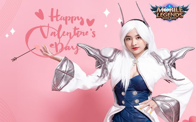 Chiêm ngưỡng bộ ảnh Valentine của nữ streamer Mobile Legends: Bang Bang VNG