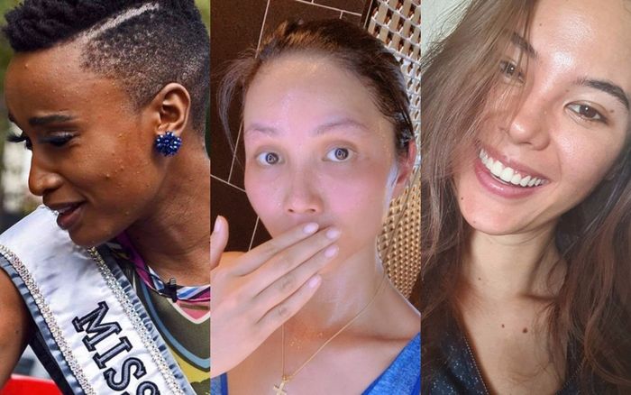 Mặt mộc 100% của Hoa hậu: H'Hen Niê - Catriona Gray ngày càng xinh khiến thiên hạ phát hờn