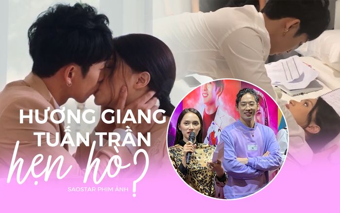 Hương Giang - Tuấn Trần tình tứ mùi mẫn từ trong phim đến ngoài đời thật, fan nghi ngờ đang hẹn hò?