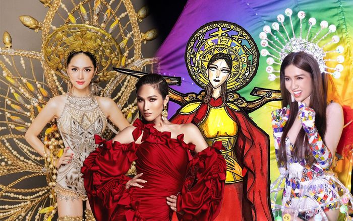 Hoài Sa tiết lộ bản vẽ Trang phục dân tộc 'Bà Triệu' quyền lực: Áo dài trở lại Miss Int' Queen