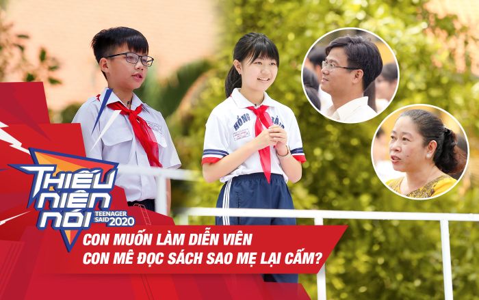 Tập 2 Thiếu niên nói 2020: Bố mẹ giải đáp tâm tư 'Con làm diễn viên', muốn mua sách truyện đọc 'đã đời'