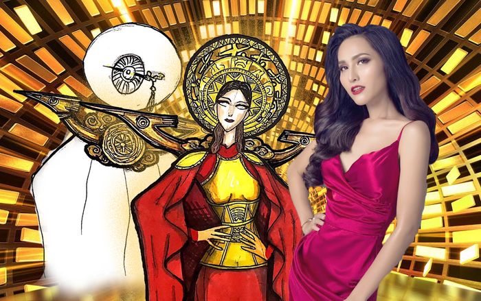 Trang phục dân tộc áo dài của Hoài Sa dính nghi án đạo nhái, nhà thiết kế lên tiếng đáp trả