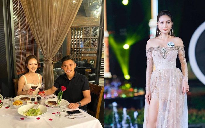 Thủ môn Văn Biểu khoe người yêu cực xinh, thì ra nữ chính là gương mặt quen thuộc của nhiều cuộc thi nhan sắc