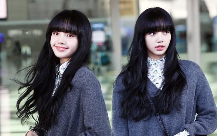 Lisa (BLACKPINK) ghi điểm tuyệt đối với gương mặt xinh như búp bê và mái tóc đen dài