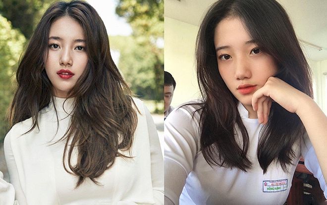 Hotgirl áo dài Đà Nẵng 'gây sốt' bởi góc nghiêng cực giống 'tình đầu Quốc dân' Suzy