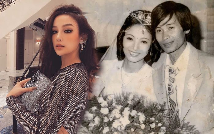 Khoe ảnh cưới của bố mẹ ngày xưa Huyền Baby liền bị cư dân mạng nhận xét 'không xinh bằng mẹ'