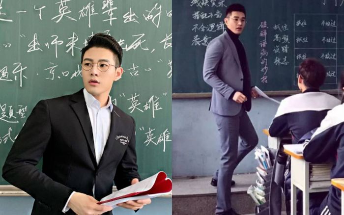 Thầy giáo cao 1m81 với gương mặt điển trai như tài tử khiến các nữ sinh ngày nào cũng muốn đi học