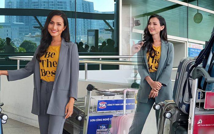 Hoài Sa đem 10 vali hành lý lên đường sang Thái Lan, quyết tâm giành vương miện Miss Int' Queen
