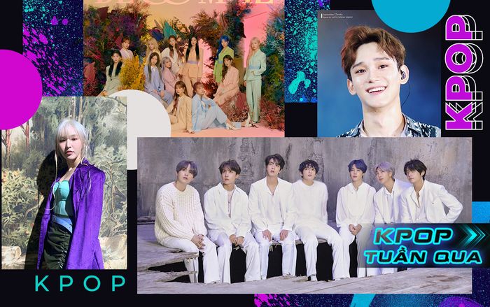 Kpop tuần qua: IZ*ONE chính thức comeback, BTS công phá thành tích với sản phẩm mới, Chen (EXO) viết thư xin lỗi fan, Wendy (Red Velvet) tự cập nhật tình hình sức khỏe