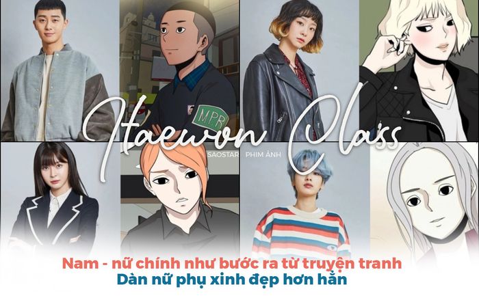 Tầng lớp Itaewon: Nam - nữ chính như bước ra từ truyện tranh, dàn nữ phụ xinh đẹp hơn hẳn