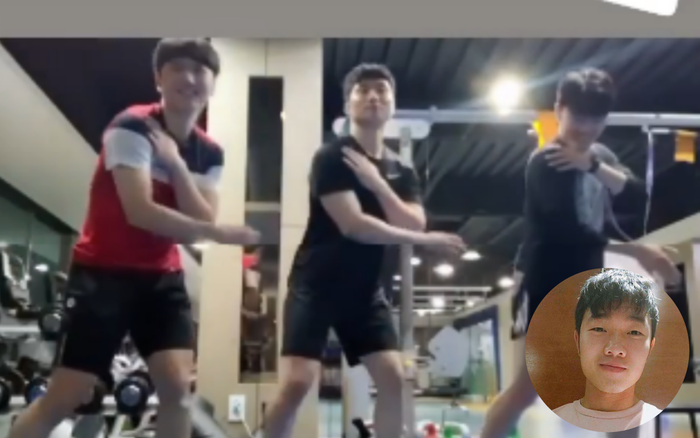 Xuân Trường dạy 'Điệu nhảy gãy tay' của Sơn Tùng cho bạn Hàn Quốc