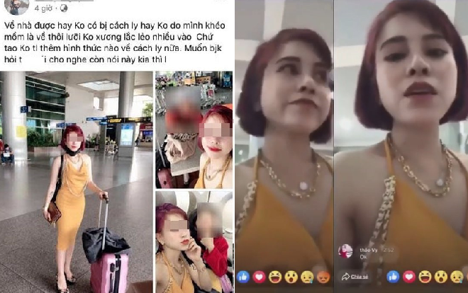 Cô gái trở về từ ‘tâm dịch’ Daegu livestream khoe chiến tích đã bị cách ly